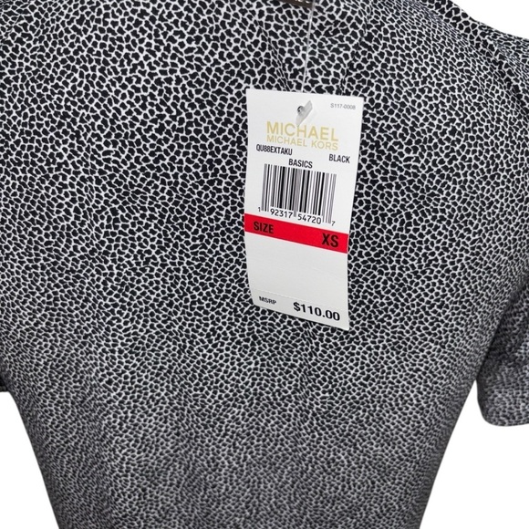 MICHAEL Michael Kors Women's Size XS Sheath Dress NWT Short Sleeves Lace up - Picture 9 of 9